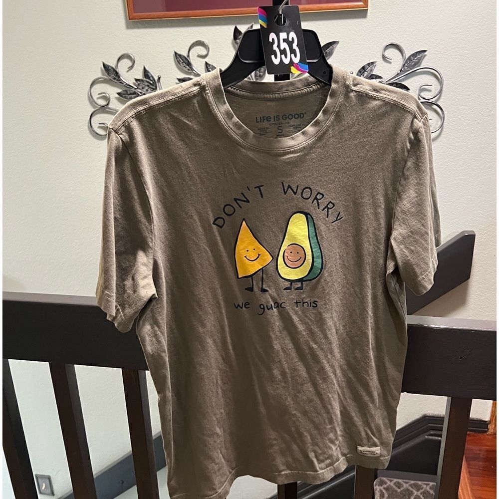 Men’s Small Life is Good Tee “Don’t Worry, We Quac This” #353